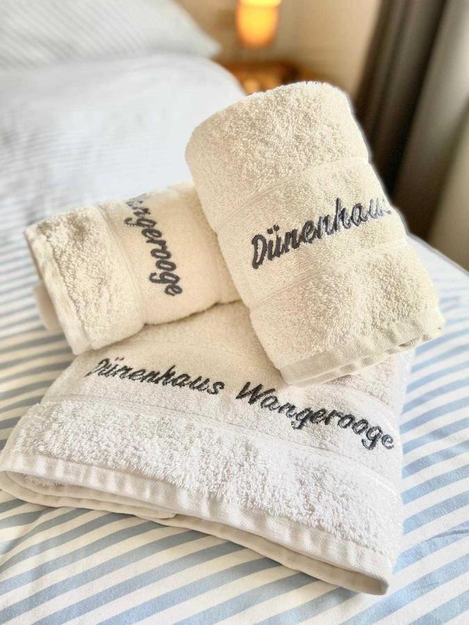Duenenhaus Ferienwohnung De Dueuen Dree Wangerooge Bagian luar foto